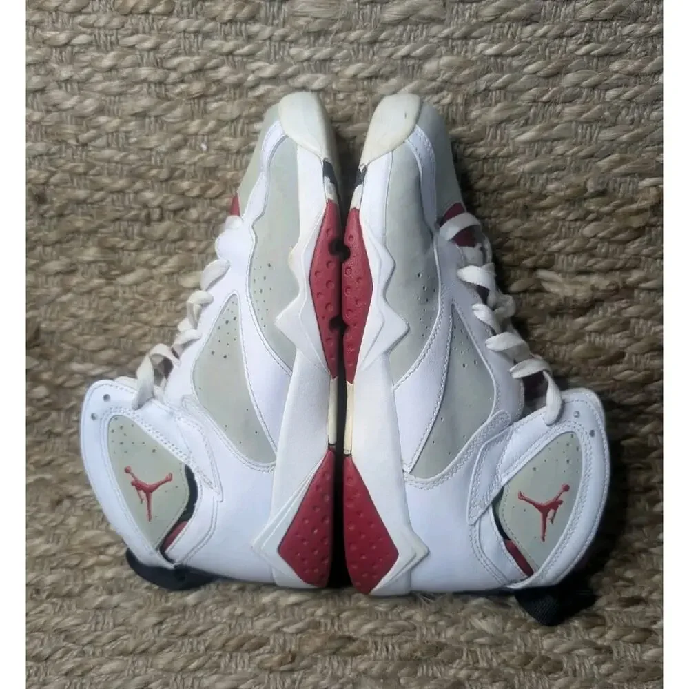 Jordan 7 Retro High Hare Boys 6Y (GS) Women's 7.5 Basketball Sneaker Shoes
